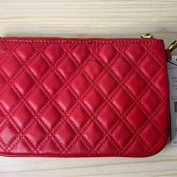 Adrienne Vittadini Designer Red clutch purse Wristlet - Picture 2 of 5